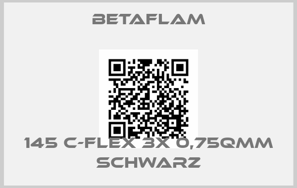 BETAFLAM-145 C-FLEX 3x 0,75qmm schwarzprice