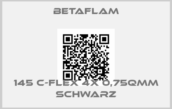 BETAFLAM-145 C-FLEX 4x 0,75qmm schwarzprice
