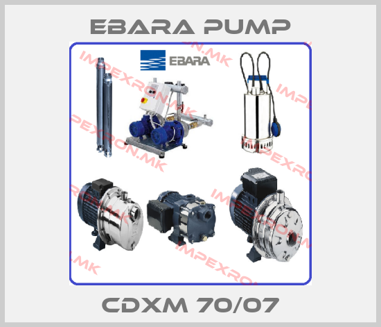 Ebara Pump-CDXM 70/07price