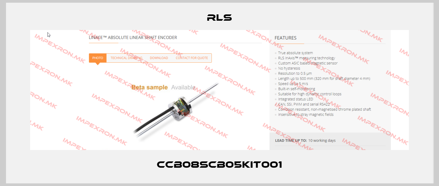 RLS-CCB08SCB05KIT001price