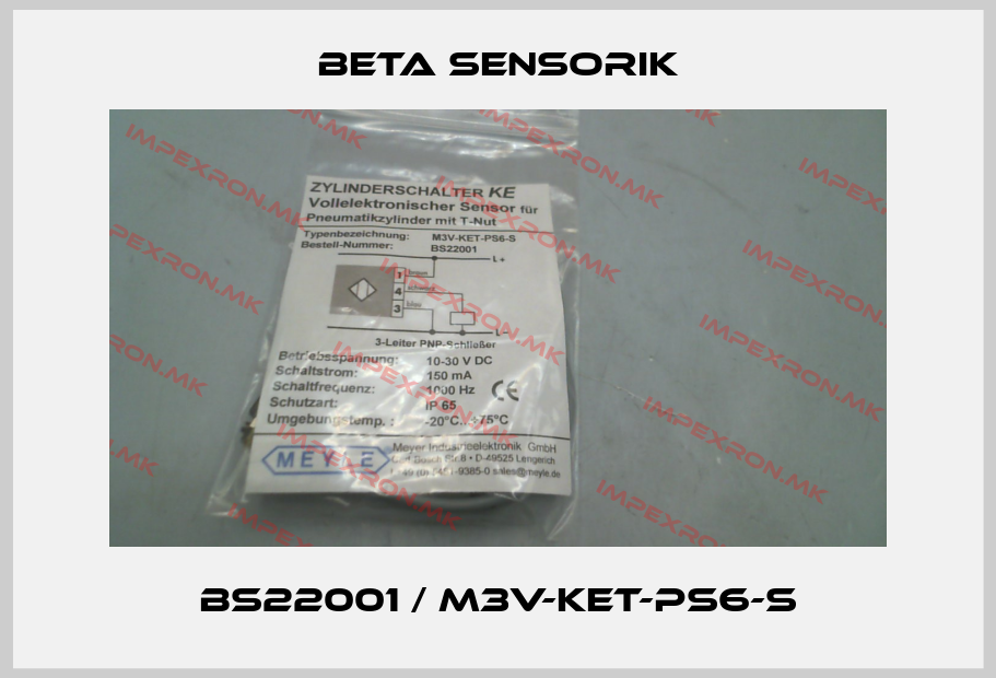 Beta Sensorik-BS22001 / M3V-KET-PS6-Sprice