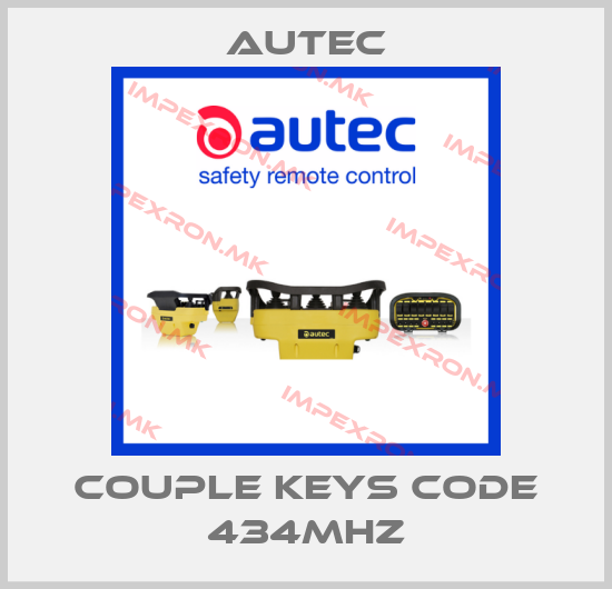 Autec-Couple keys code 434MHzprice
