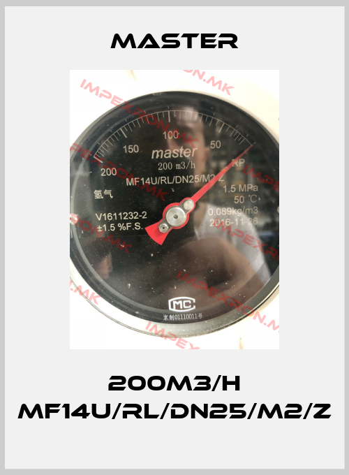 Master-200M3/H MF14U/RL/DN25/M2/Zprice