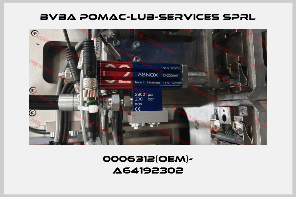 bvba pomac-lub-services sprl-0006312(OEM)- A64192302price