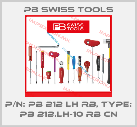 PB Swiss Tools-P/N: PB 212 LH RB, Type: PB 212.LH-10 RB CNprice