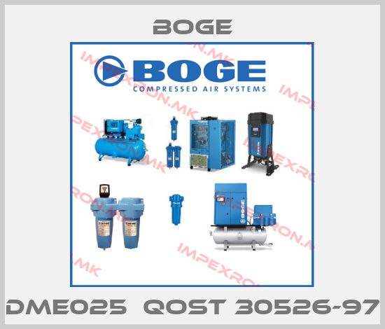 Boge-DME025  QOST 30526-97price