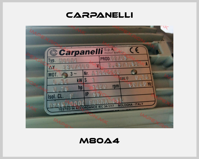 Carpanelli-M80a4price