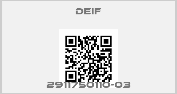 Deif-2911750110-03price