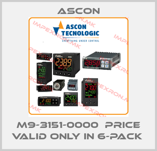 Ascon-M9-3151-0000  price valid only in 6-pack price