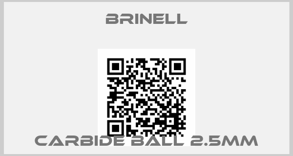 Brinell-Carbide ball 2.5mmprice