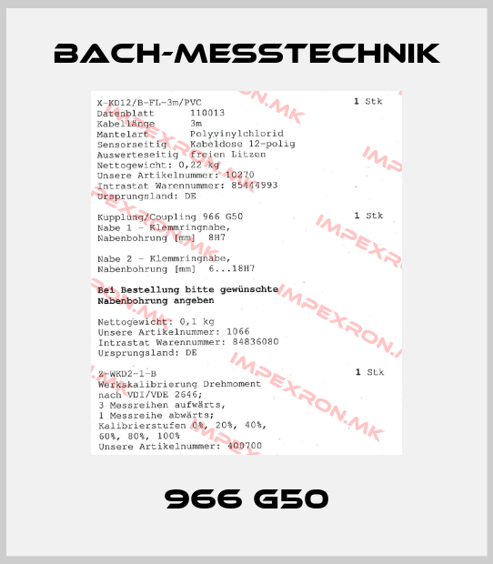 Bach-messtechnik-966 G50price