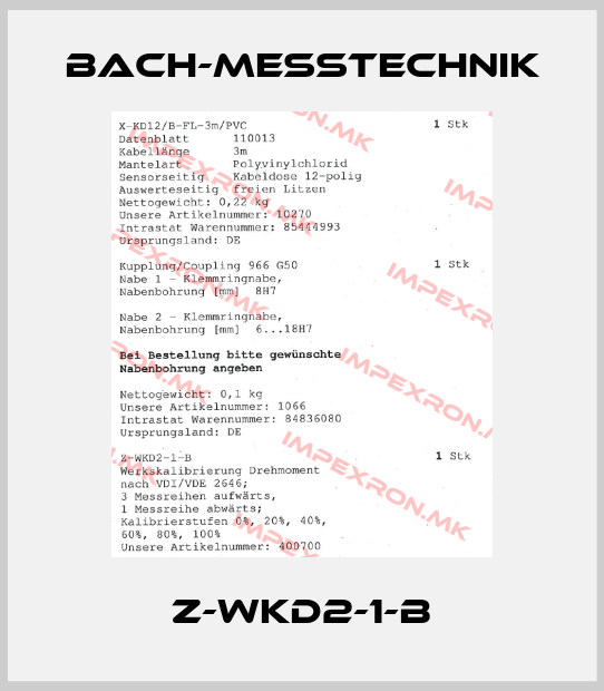 Bach-messtechnik Europe