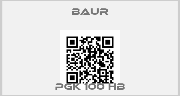 Baur-PGK 100 HBprice