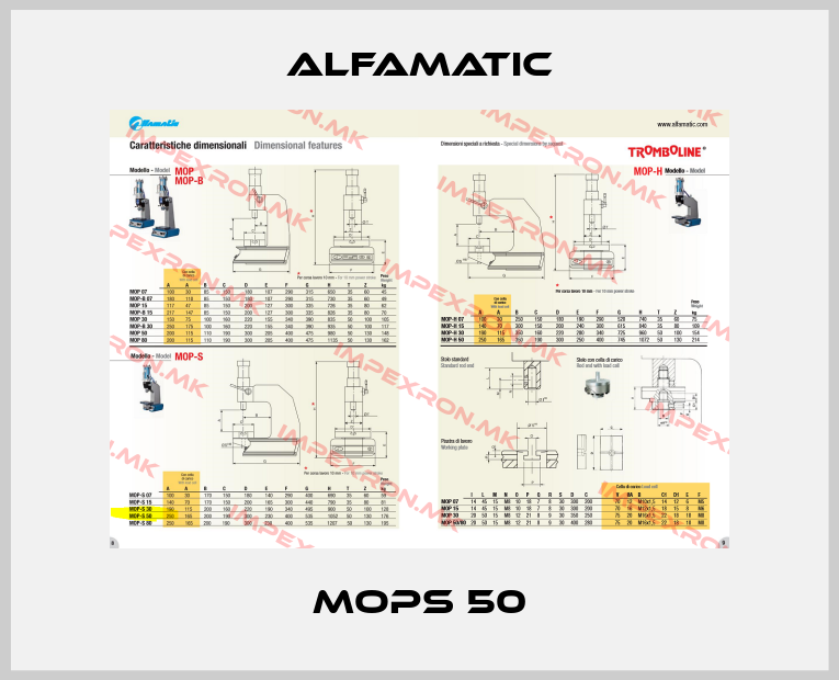Alfamatic-MOPS 50price