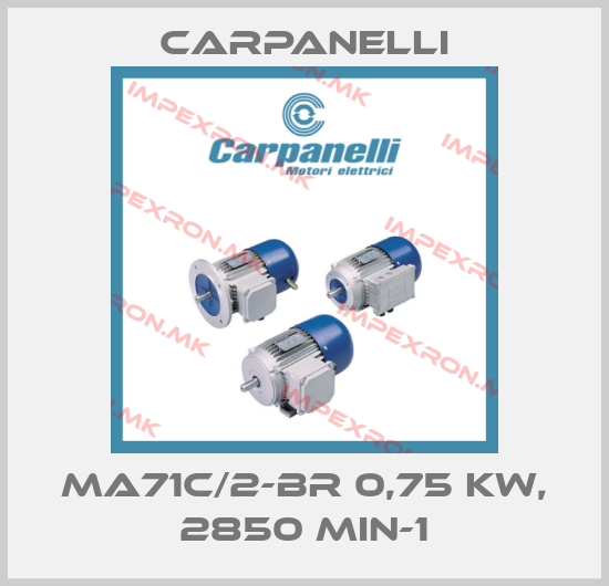 Carpanelli-MA71C/2-BR 0,75 KW, 2850 MIN-1price
