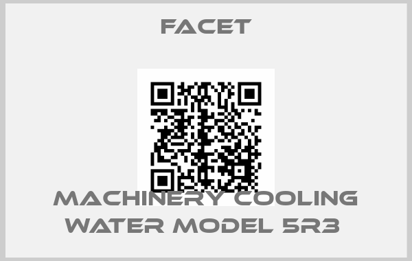 Facet-MACHINERY COOLING WATER MODEL 5R3 price