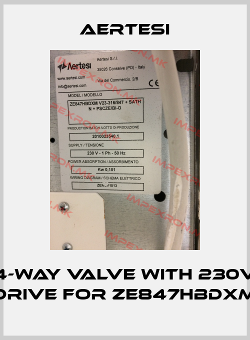 Aertesi-4-way valve with 230V drive for ZE847HBDXMprice