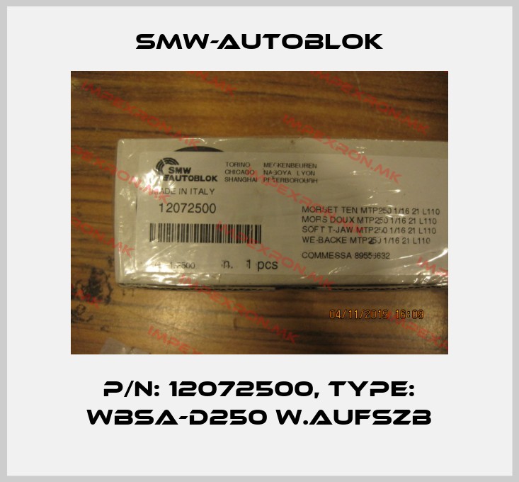 Smw-Autoblok-P/N: 12072500, Type: WBSA-D250 W.AUFSZBprice