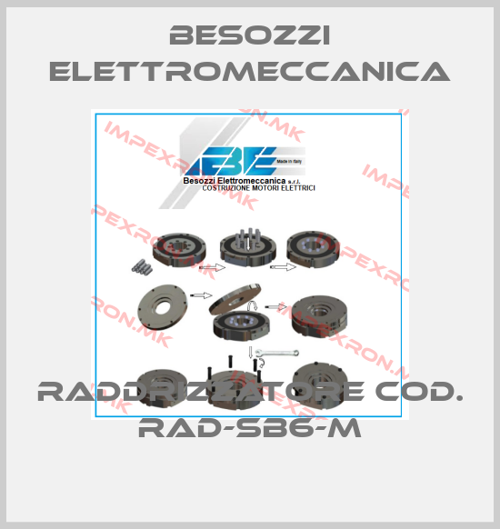 Besozzi Elettromeccanica-raddrizzatore cod. RAD-SB6-Mprice