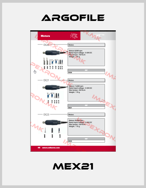 Argofile-MEX21price