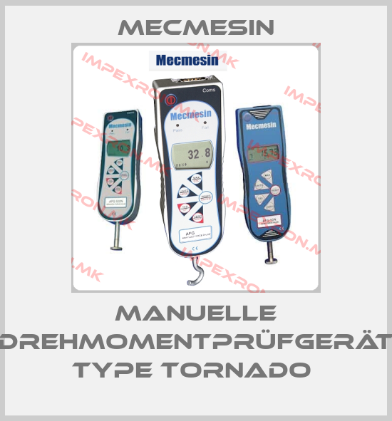 Mecmesin-manuelle Drehmomentprüfgerät Type Tornado price