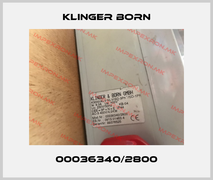 Klinger Born-00036340/2800price