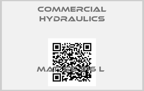 Commercial Hydraulics-MAT. SS 316 L price