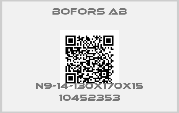 BOFORS AB-N9-14-130X170X15 10452353price