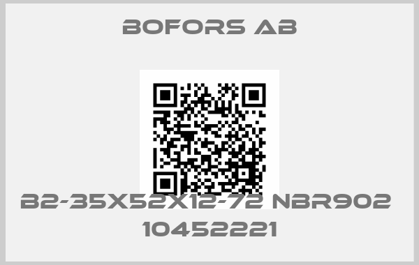 BOFORS AB-B2-35X52X12-72 NBR902  10452221price