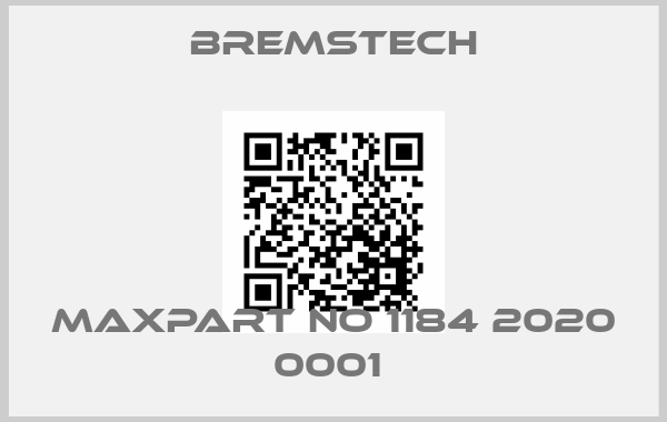 Bremstech-MAXPART NO 1184 2020 0001 price