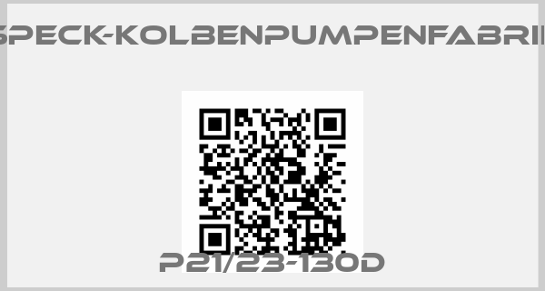 SPECK-KOLBENPUMPENFABRIK-P21/23-130Dprice