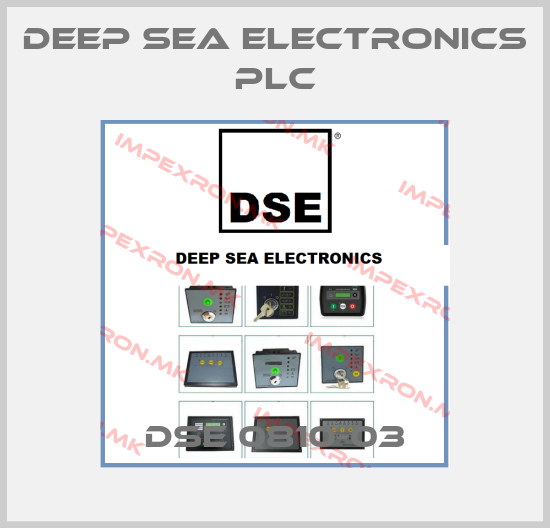 DEEP SEA ELECTRONICS PLC-DSE 0810-03price