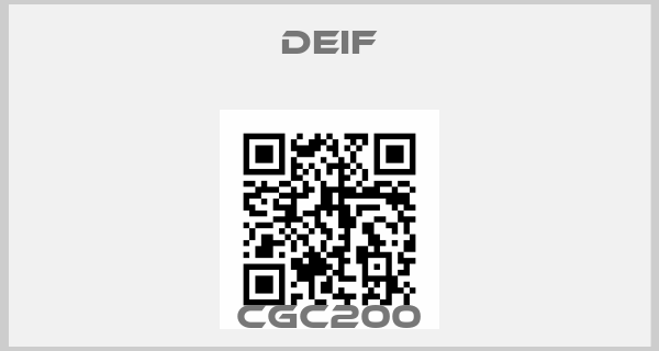 Deif-CGC200price