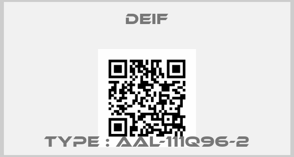 Deif-Type : AAL-111Q96-2price