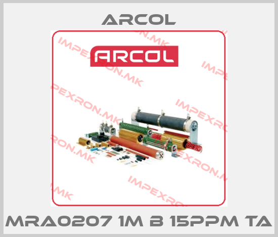 Arcol-MRA0207 1M B 15PPM TAprice
