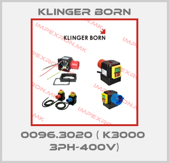 Klinger Born-0096.3020 ( K3000  3Ph-400V)price