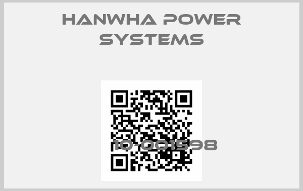 Hanwha Power Systems-ЕР 10-001598price