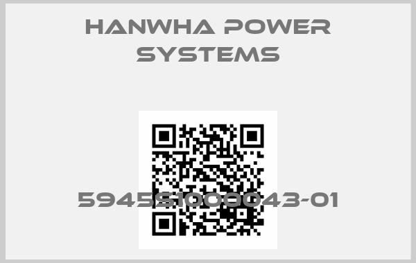 Hanwha Power Systems-5945S1000043-01price