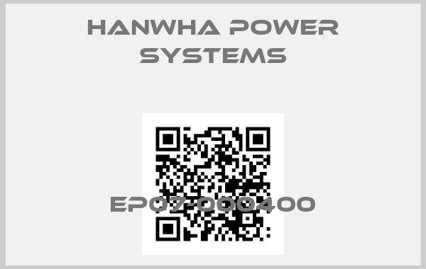Hanwha Power Systems-EP07-000400price
