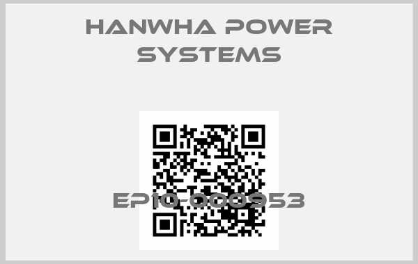 Hanwha Power Systems-EP10-000953price