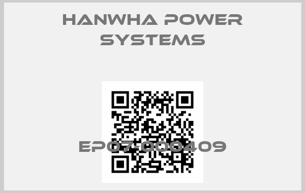 Hanwha Power Systems-EP07-000409price