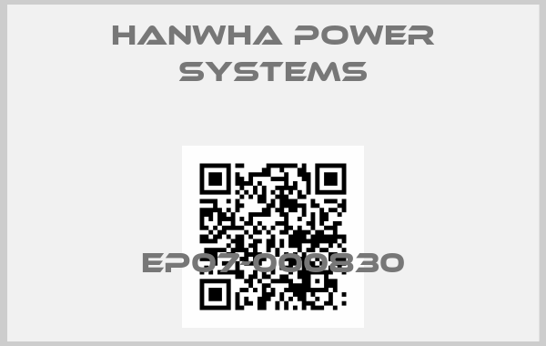 Hanwha Power Systems-EP07-000830price