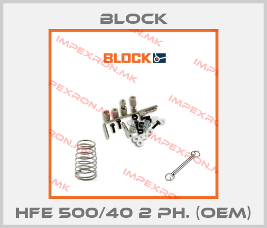 Block-HFE 500/40 2 Ph. (OEM)price