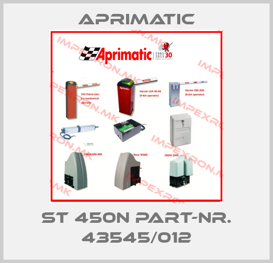 Aprimatic-ST 450N Part-Nr. 43545/012price