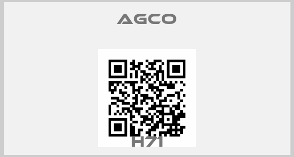 AGCO-H71price