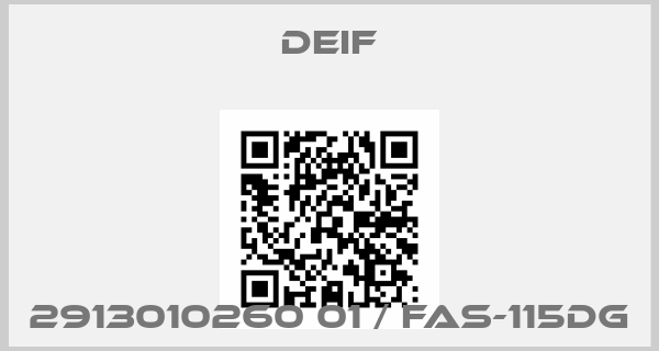 Deif-2913010260 01 / FAS-115DGprice