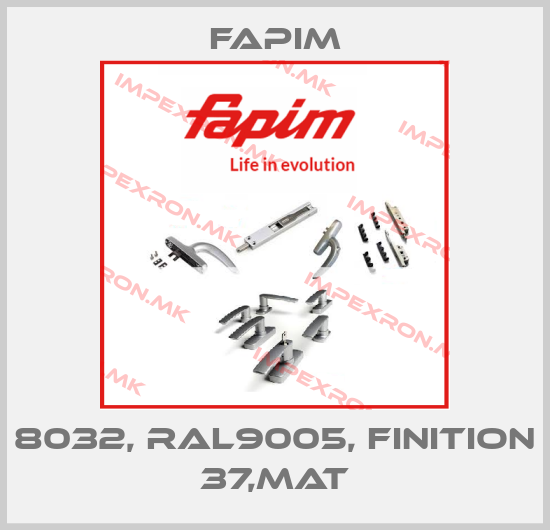Fapim-8032, RAL9005, FINITION 37,MATprice