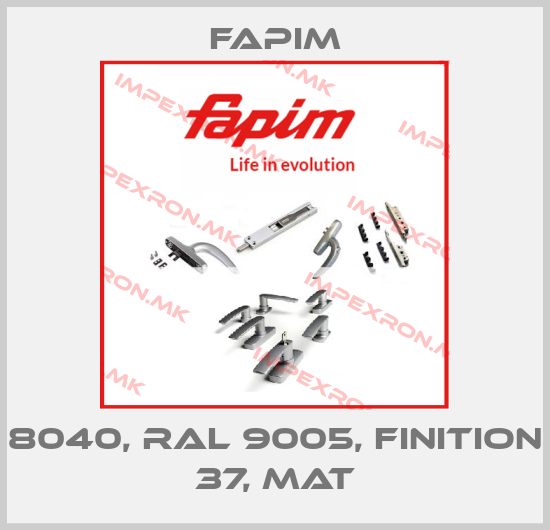 Fapim-8040, RAL 9005, FINITION 37, MATprice
