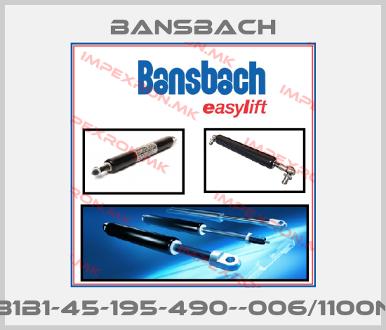 Bansbach-B1B1-45-195-490--006/1100Nprice
