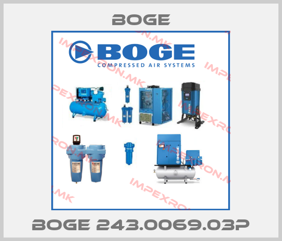 Boge-BOGE 243.0069.03Pprice
